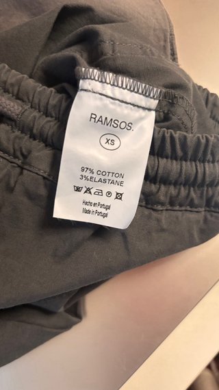 Bermudas Ramsos Talla XS Gris unisex