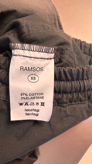 Bermudas Ramsos Talla XS Gris unisex