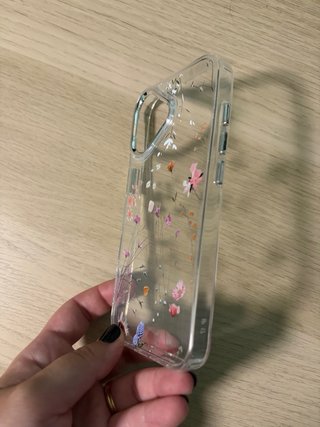 Funda iPhone 17 Transparente Flores