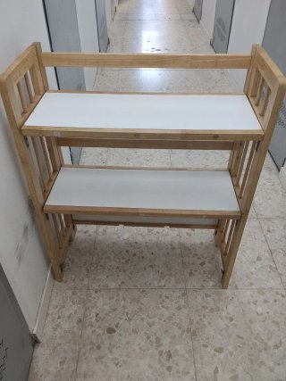 Repisa plegable madera pino y pino blanco