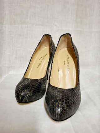 Scarpe L'Artigiano di Brera Pitone Nero/Marrone