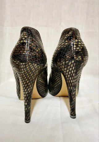 Scarpe L'Artigiano di Brera Pitone Nero/Marrone