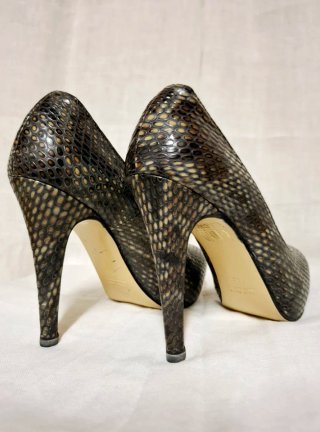 Scarpe L'Artigiano di Brera Pitone Nero/Marrone