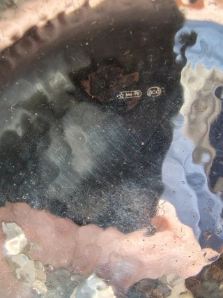 Eleganti ciotole in argento 800.peso in grammi 1