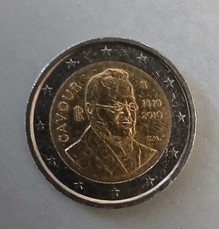 2€ Conmemorativa Italia 2010 Cavour