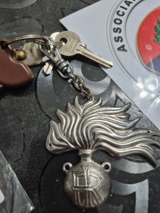 Portachiavi Carabinieri + Adesivi Ass Naz