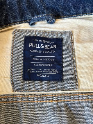 Chaqueta tejana Pull&Bear azul