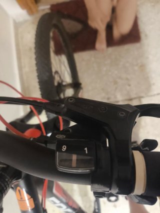 Bicicleta MTB 26 Negra y Roja