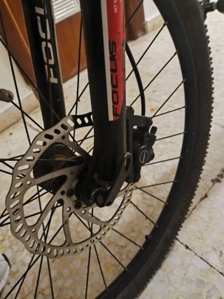 Bicicleta MTB 26 Negra y Roja