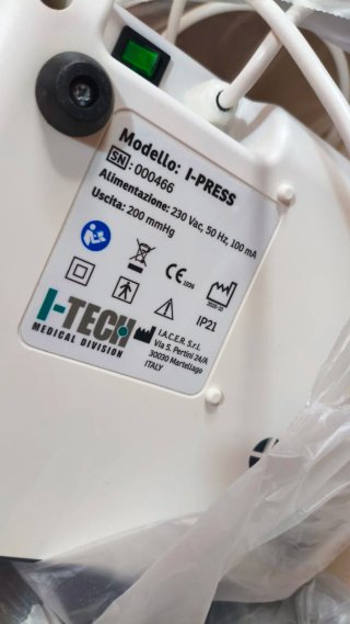 I-Tech Pressoterapia Dispositivo Medico