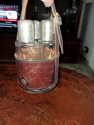 Porta fiaschette vintage fine anni '40