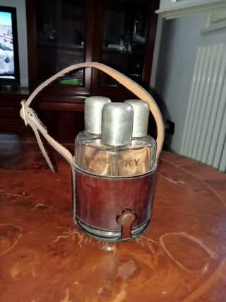 Porta fiaschette vintage fine anni '40