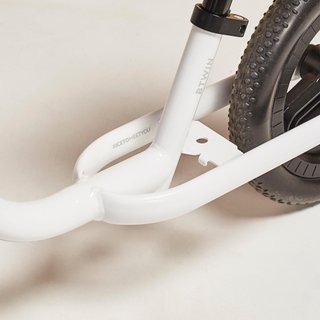 Bicicleta sin pedales niños 10 pulgadas Runride 100 blanco