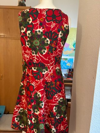 Vestido estampado corto verano T40