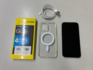 Apple iPhone 12 negro (+ funda y cristal templado)