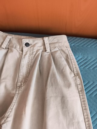 Pantalón loneta beige