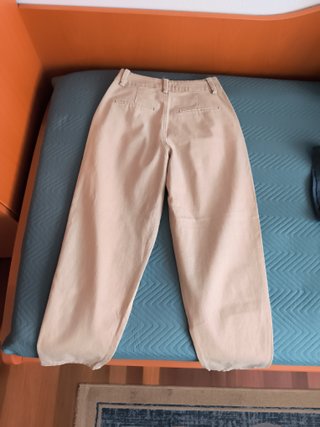 Pantalón loneta beige