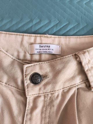 Pantalón loneta beige
