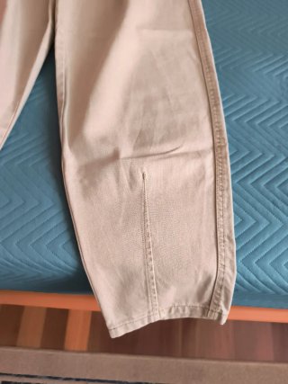 Pantalón loneta beige