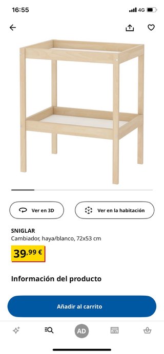 Cunas IKEA SNIGLAR Nuevas (2 unidades)