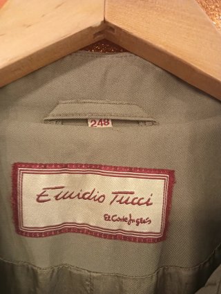 Gabardina Emidio Tucci Beige Hombre