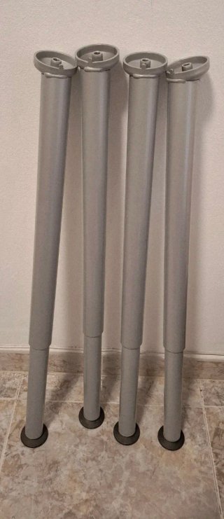Mesa Abedul Macizo 170x50,5cm Patas Telescópicas