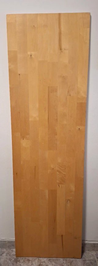 Mesa Abedul Macizo 170x50,5cm Patas Telescópicas