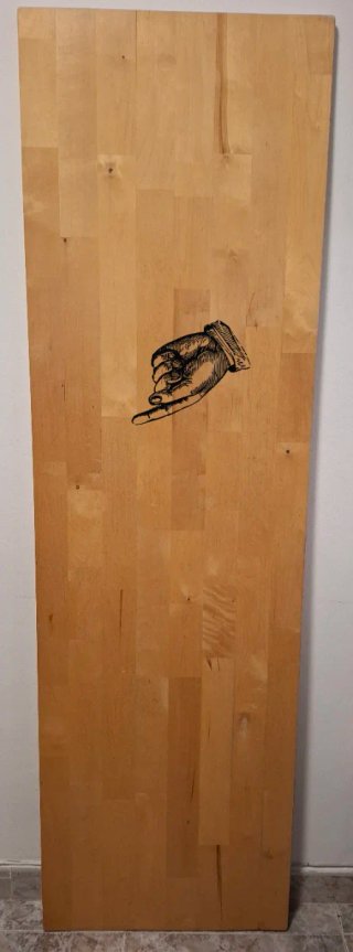 Mesa Abedul Macizo 170x50,5cm Patas Telescópicas
