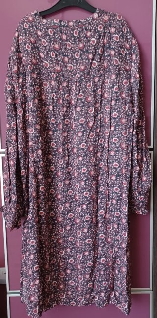 Vestido Fluido Estampado Women'secret T. M Nuevo