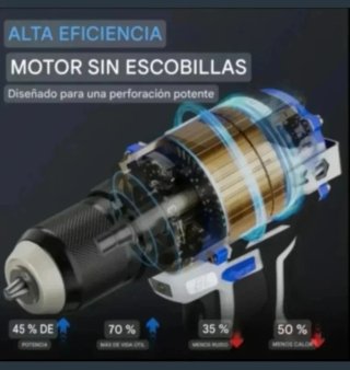 Taladro Atornillador Inalámbrico (2 Baterías)