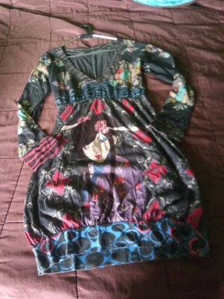 Vestido Desigual Talla L Una 38 +-