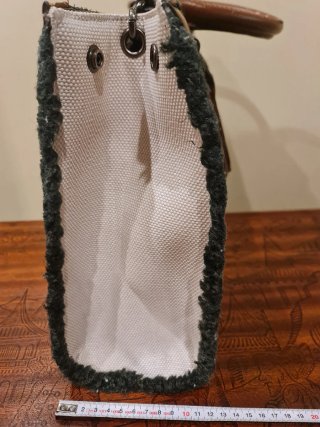Bolso Parfois negro con 2 asas y cinta