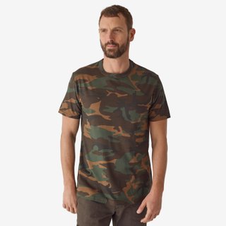 Camiseta Manga Corta Caza Hombre Solognac Resistente x3