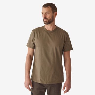 Camiseta Manga Corta Caza Hombre Solognac Resistente x3