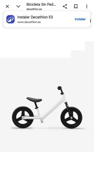 Bicicleta de equilibrio decathlon