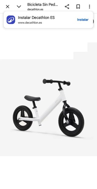 Bicicleta de equilibrio decathlon