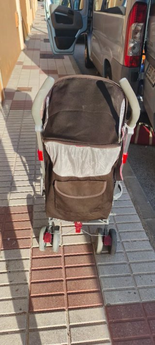 Silla de Paseo Maclaren a Cuadros Rosa