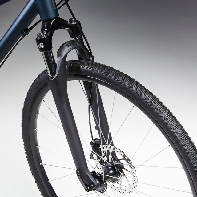 Bicicleta de trekking 28 pulgadas aluminio monoplato 9V