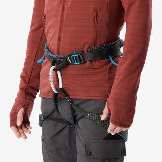 Chaqueta de montaña y trekking lana merino con capucha