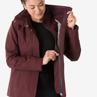 Chaqueta 3en1 de montaña y trekking impermeable Mujer