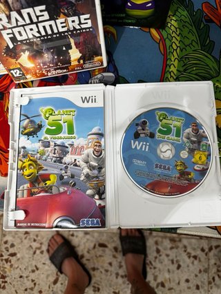 Lote 4 Juegos Nintendo Wii: Mario & Sonic, Transfo