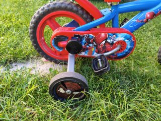 Bici Spiderman niño con ruedines