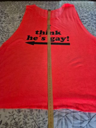 Camiseta tirantes I think he's gay!