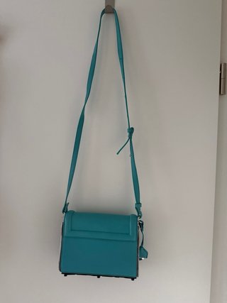 Bolso bandolera Diesel azul turquesa