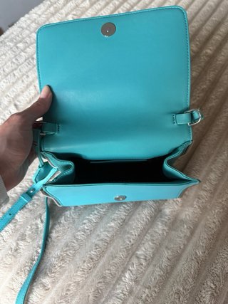 Bolso bandolera Diesel azul turquesa