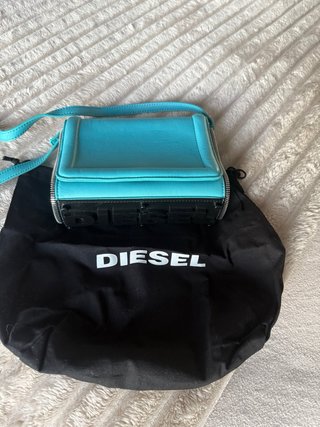 Bolso bandolera Diesel azul turquesa