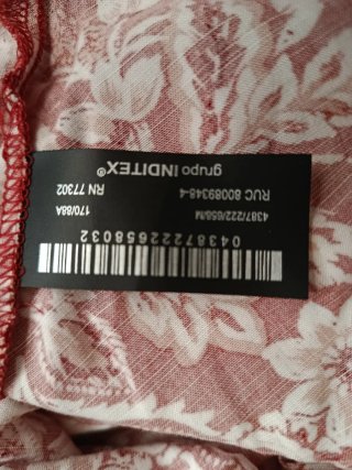 Vestido estampado Zara