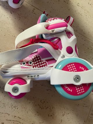 Patines Decathlon Rosas Talla Ajustable