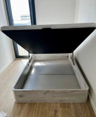 ✅Canapé abatible reforzado canape de madera. Envío