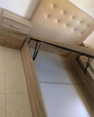 ✅Canapé abatible reforzado canape de madera. Envío